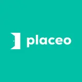 Nowy projekt logotypu "placeo" z otwartymi drzwiami symbolizującymi nowe możliwości.