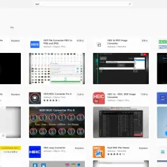 Szukasz sposobu, jak otworzyć plik HEIC? Sklep Microsoft oferuje wiele aplikacji do konwersji i przeglądania plików HEIC.