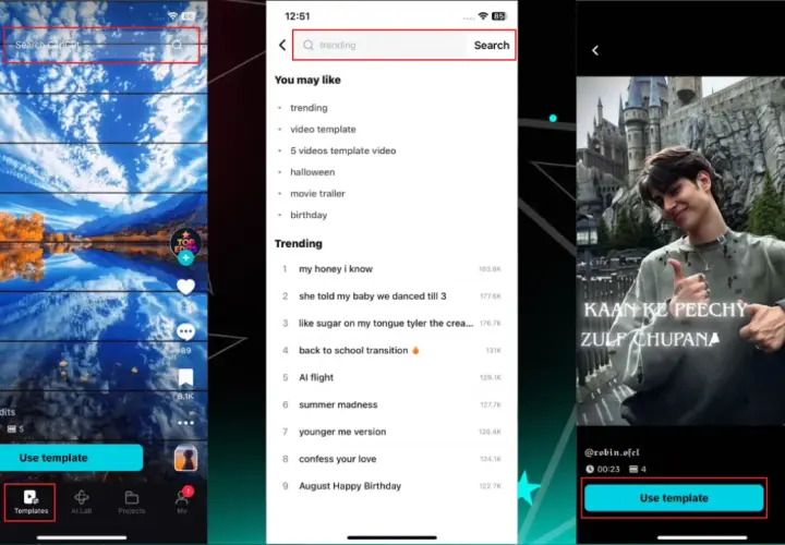 Stwórz pokaz slajdów na TikTok: Zdjęcia, szablony i CapCut