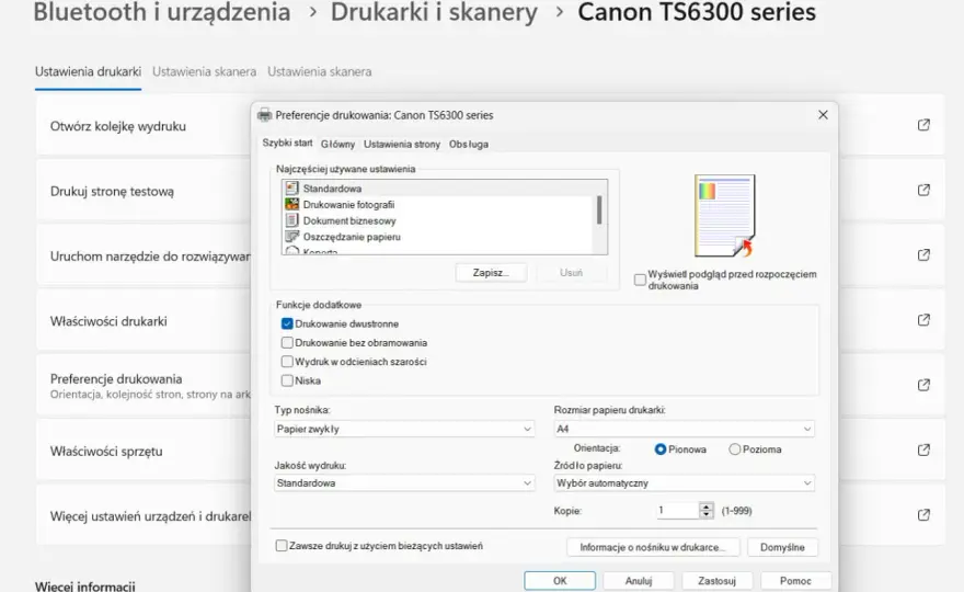 Drukowanie dwustronne - jak ustawić dupleks bez błędów