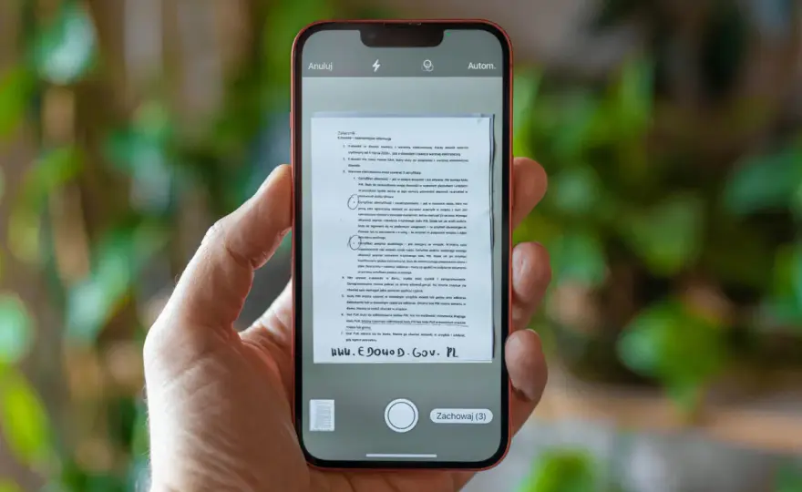 Skanowanie dokumentów telefonem - jak zrobić czytelny PDF