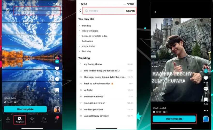 Stwórz pokaz slajdów na TikTok: Zdjęcia, szablony i CapCut