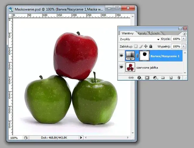 Photoshop maska warstwy inwersja