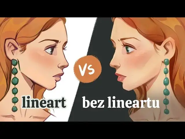 zdjęcie do lineartu dobre złe porównanie