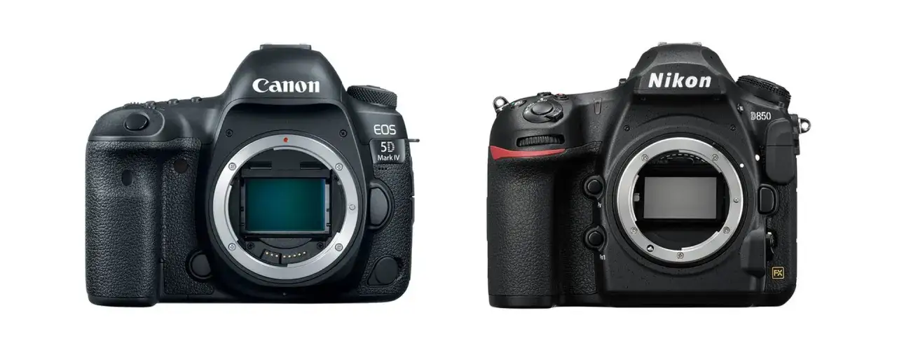 ergonomia canon nikon lustrzanka porównanie