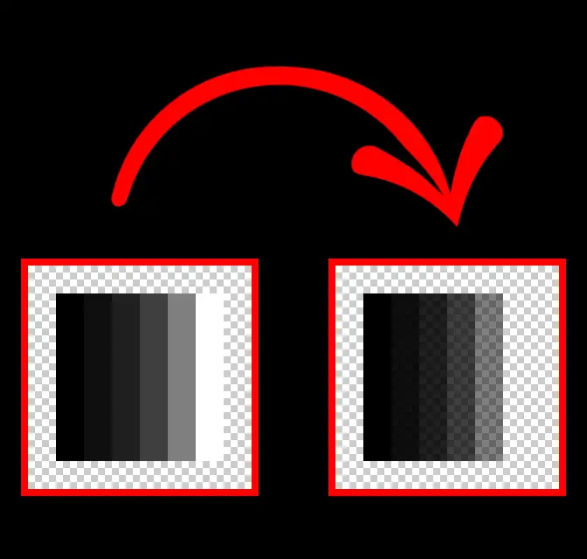 porównanie desaturacja vs warstwa czarno biały photoshop