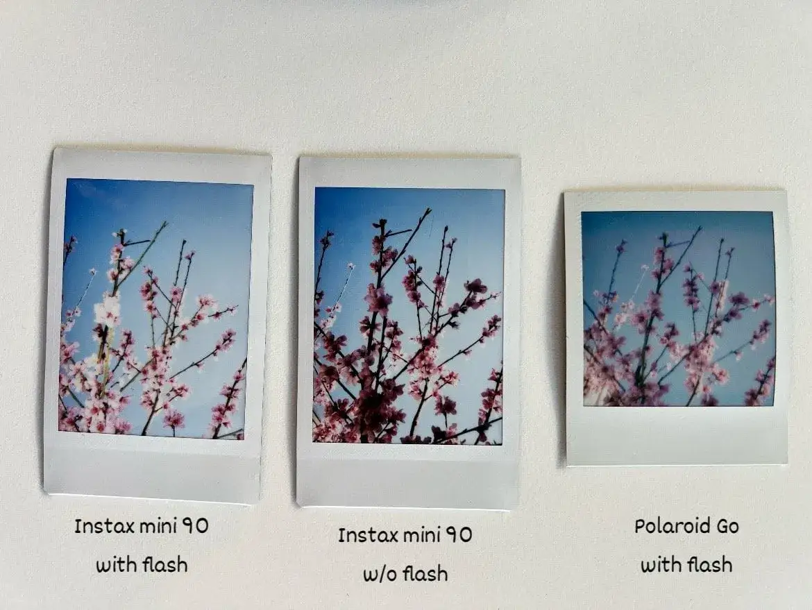 Porównanie aparatów Instax i Polaroid
