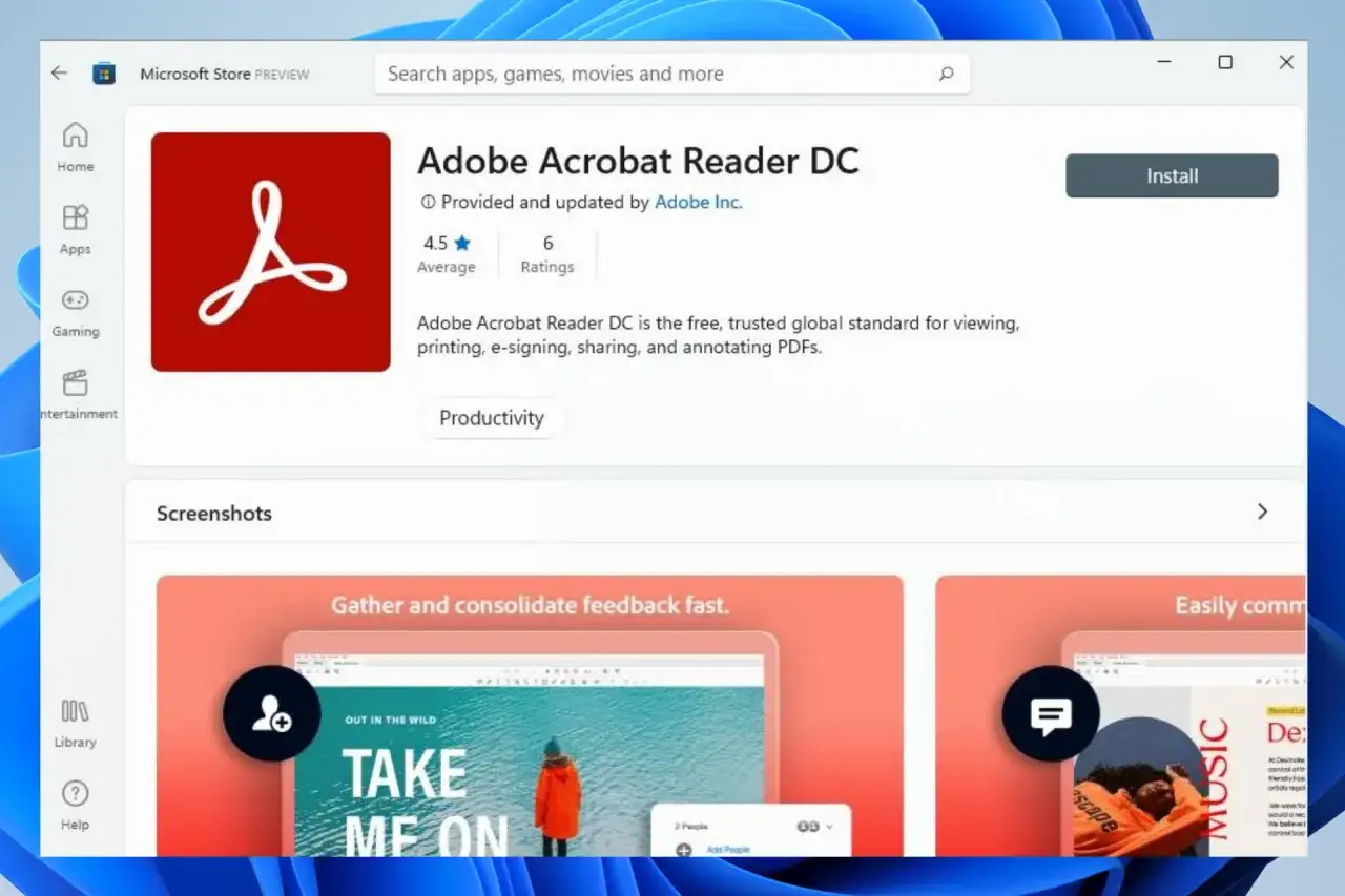 Microsoft Store: Adobe Acrobat Reader DC, darmowy program do PDF. Zainstaluj teraz!